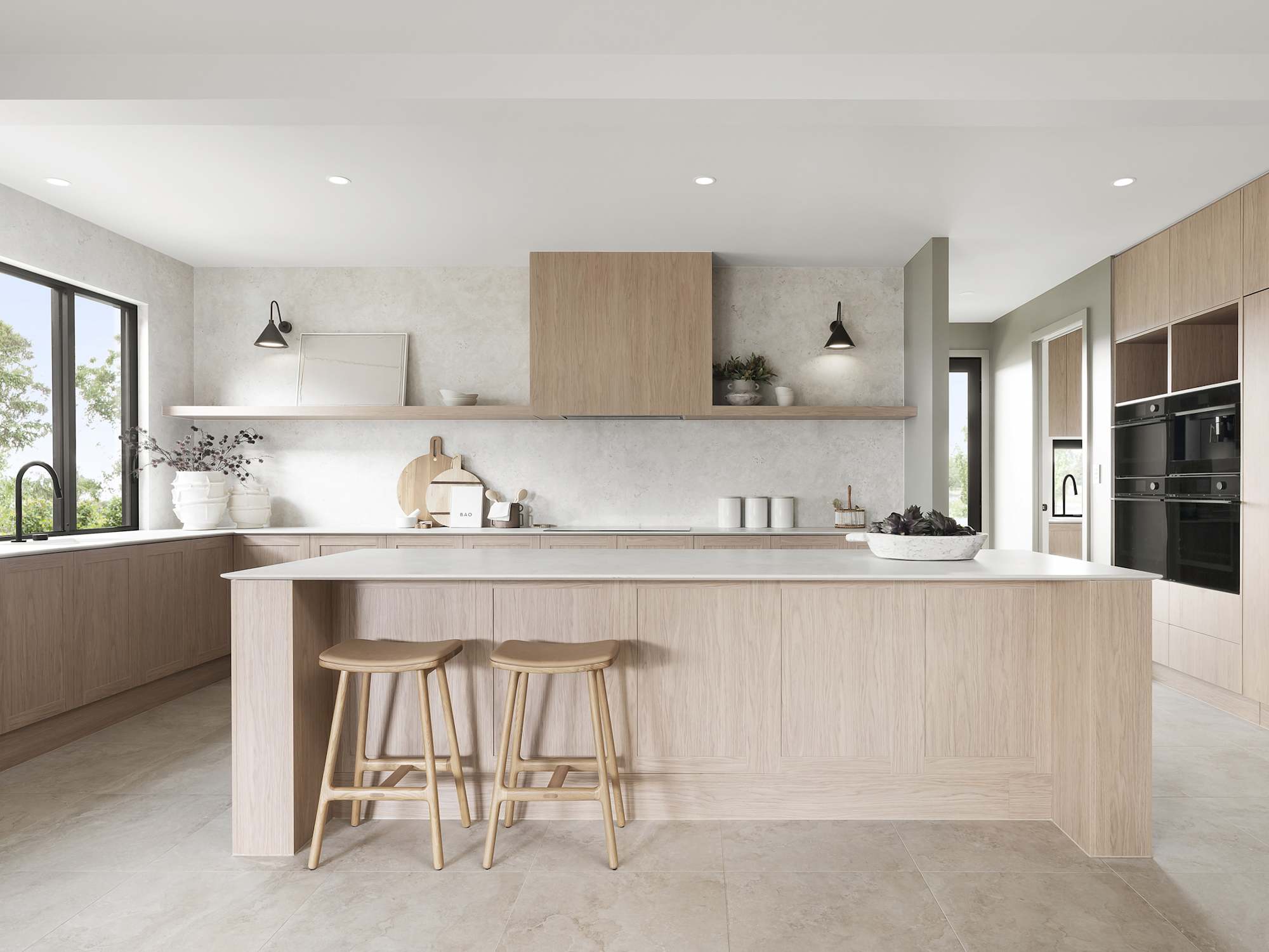 Cranbourne Executive House Design Kitchen in Contempo Style