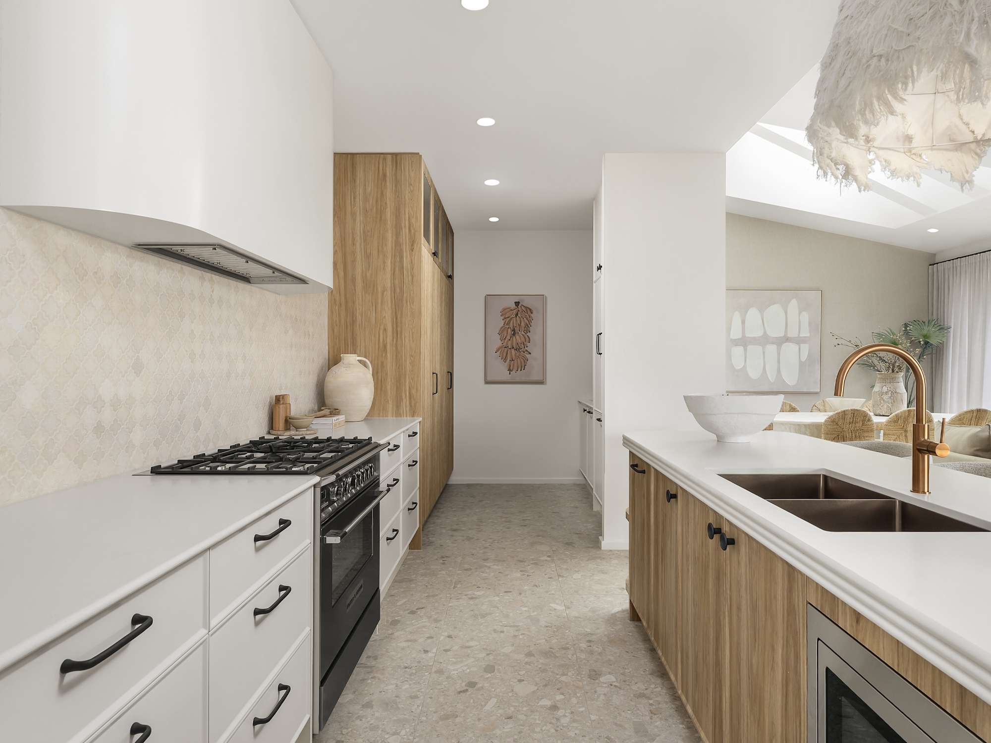 Havana Encore House Design Kitchen Butler's Pantry in Coastal style