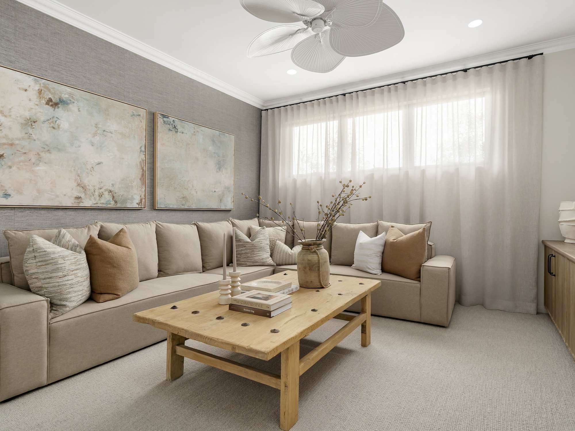 Havana Encore House Design Theatre in Coastal style