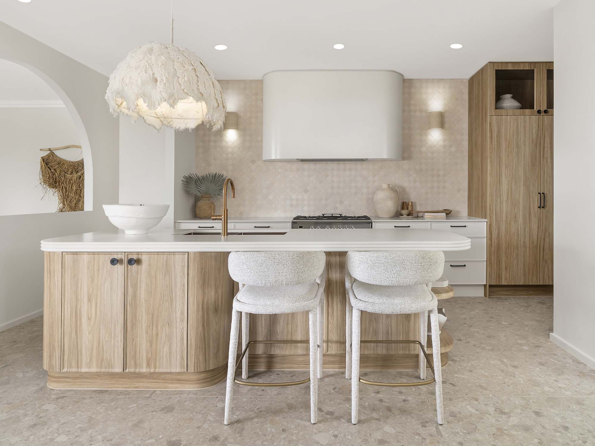 Havana Encore House Design Kitchen in Coastal style