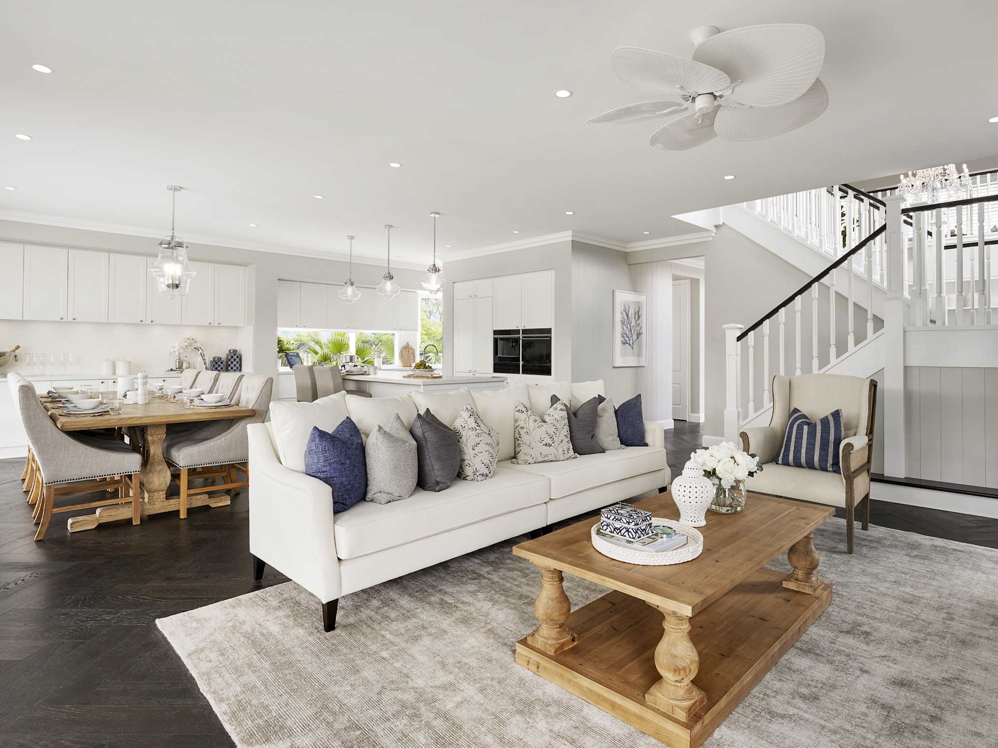 Panorama 39 house design Living Staircase in Classic style