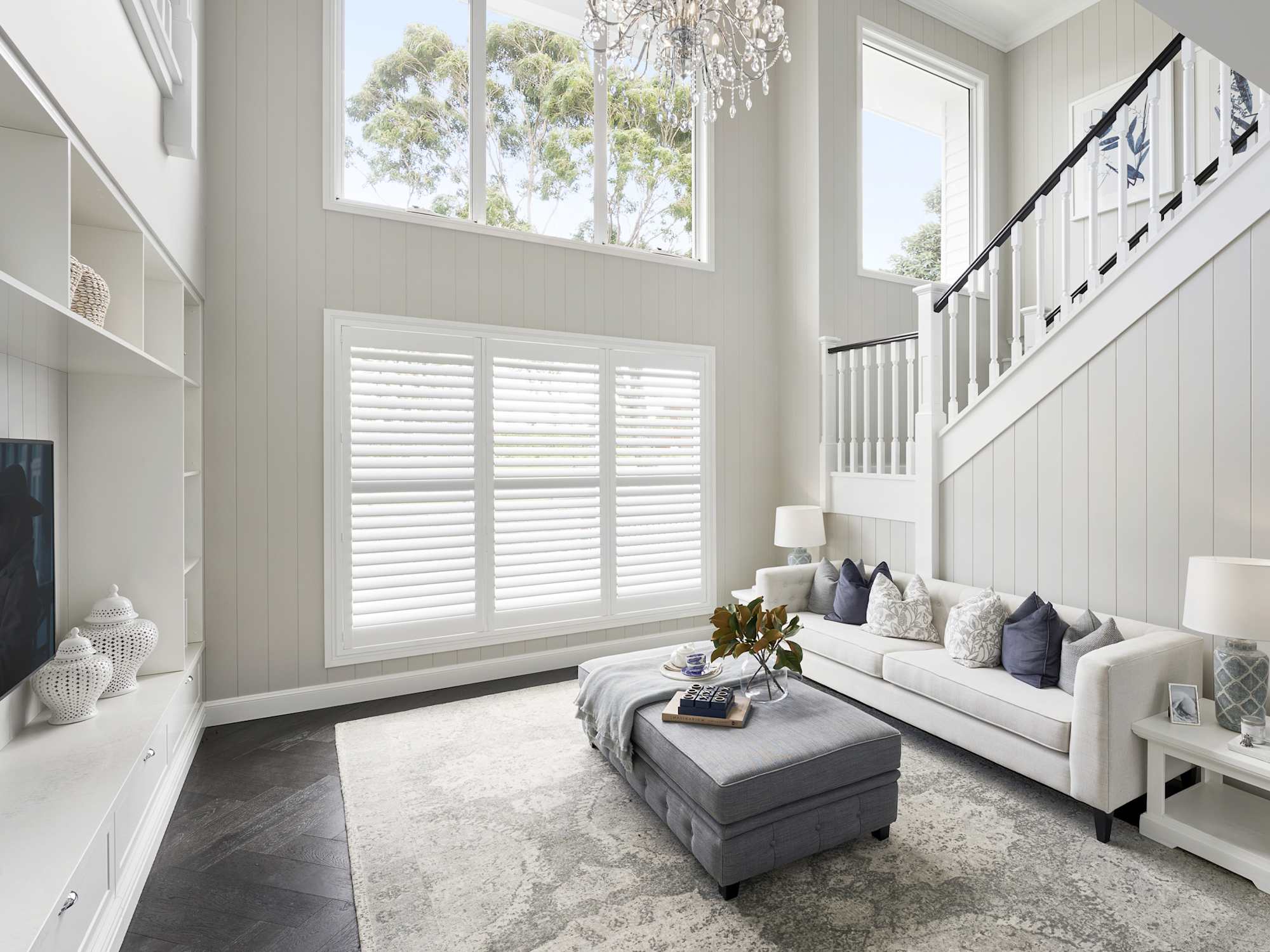Panorama 39 house design Living Staircase in Classic style