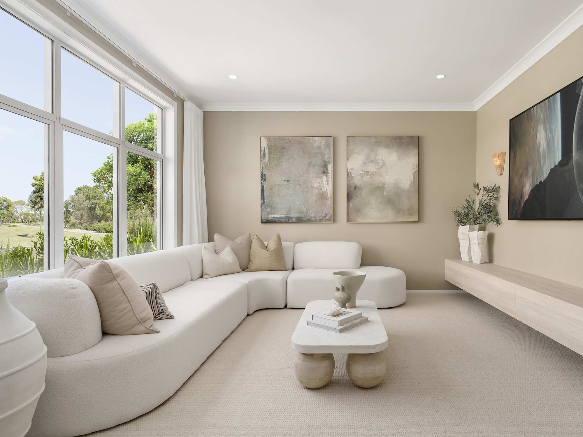 Enzo five House Design Theatre in Coastal style