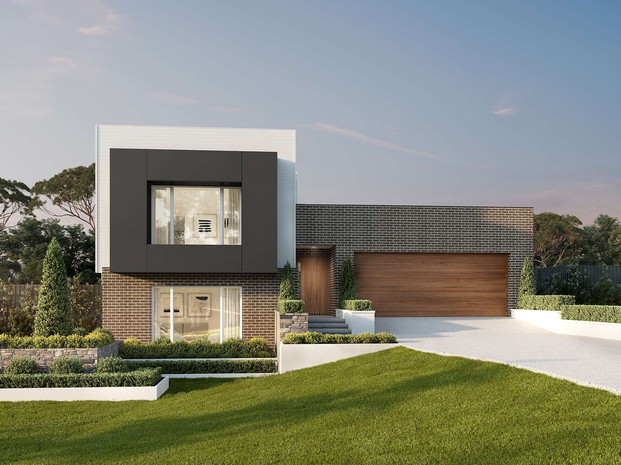 Hamersley house design with luxe facade