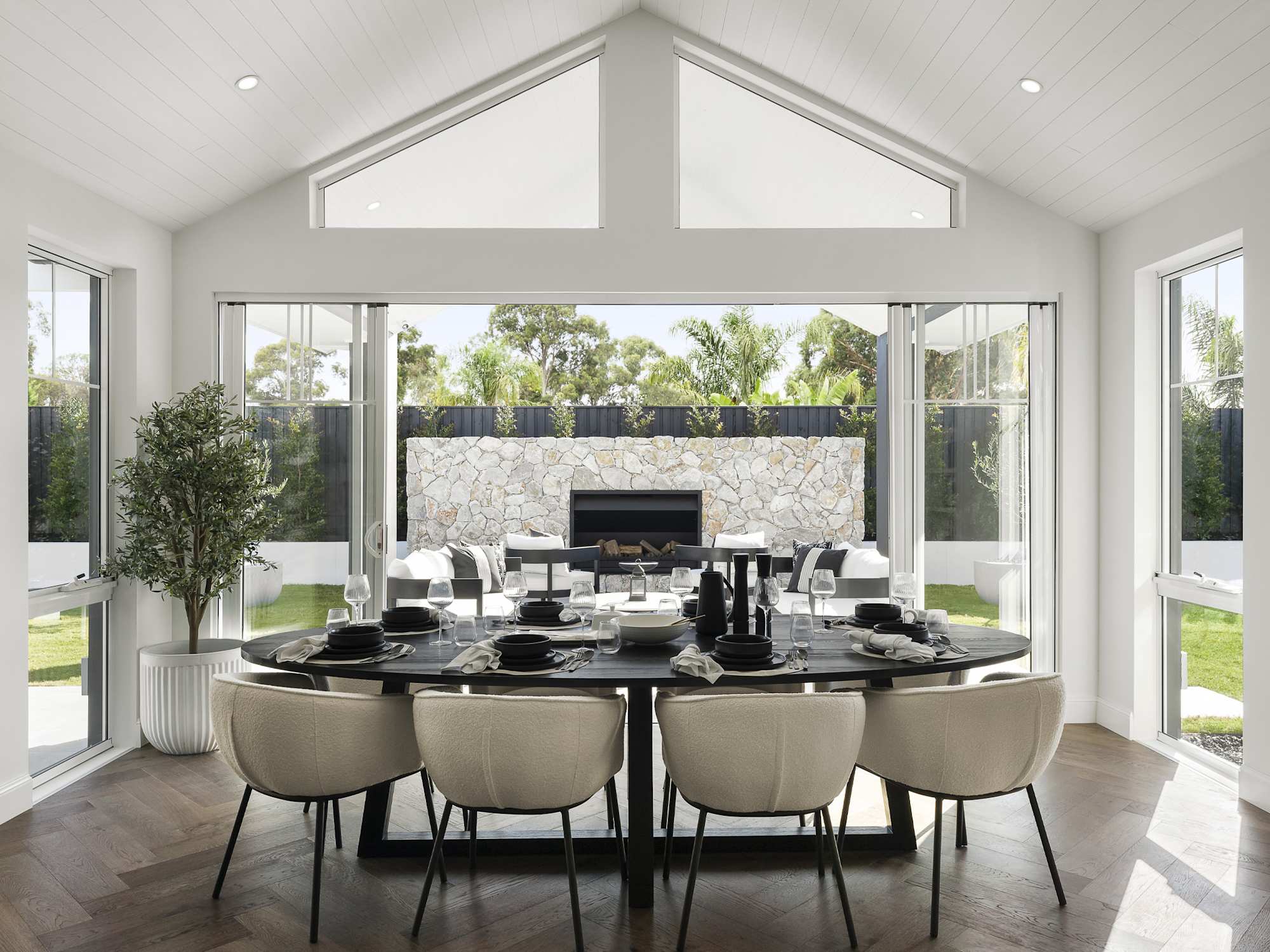 hermitage grande encore house design dining in luxe style