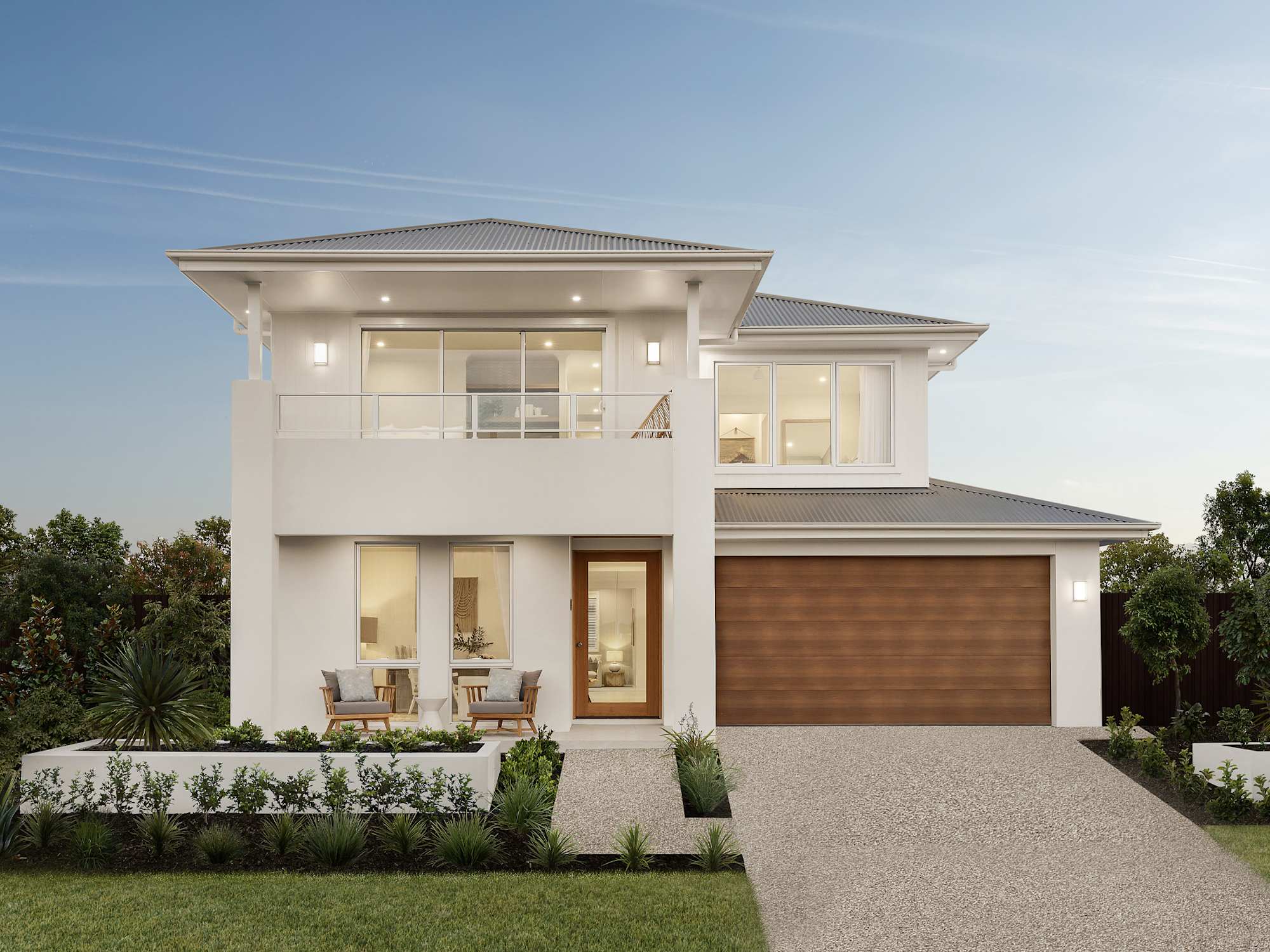 valiente three house design wilderness facade in coastal style