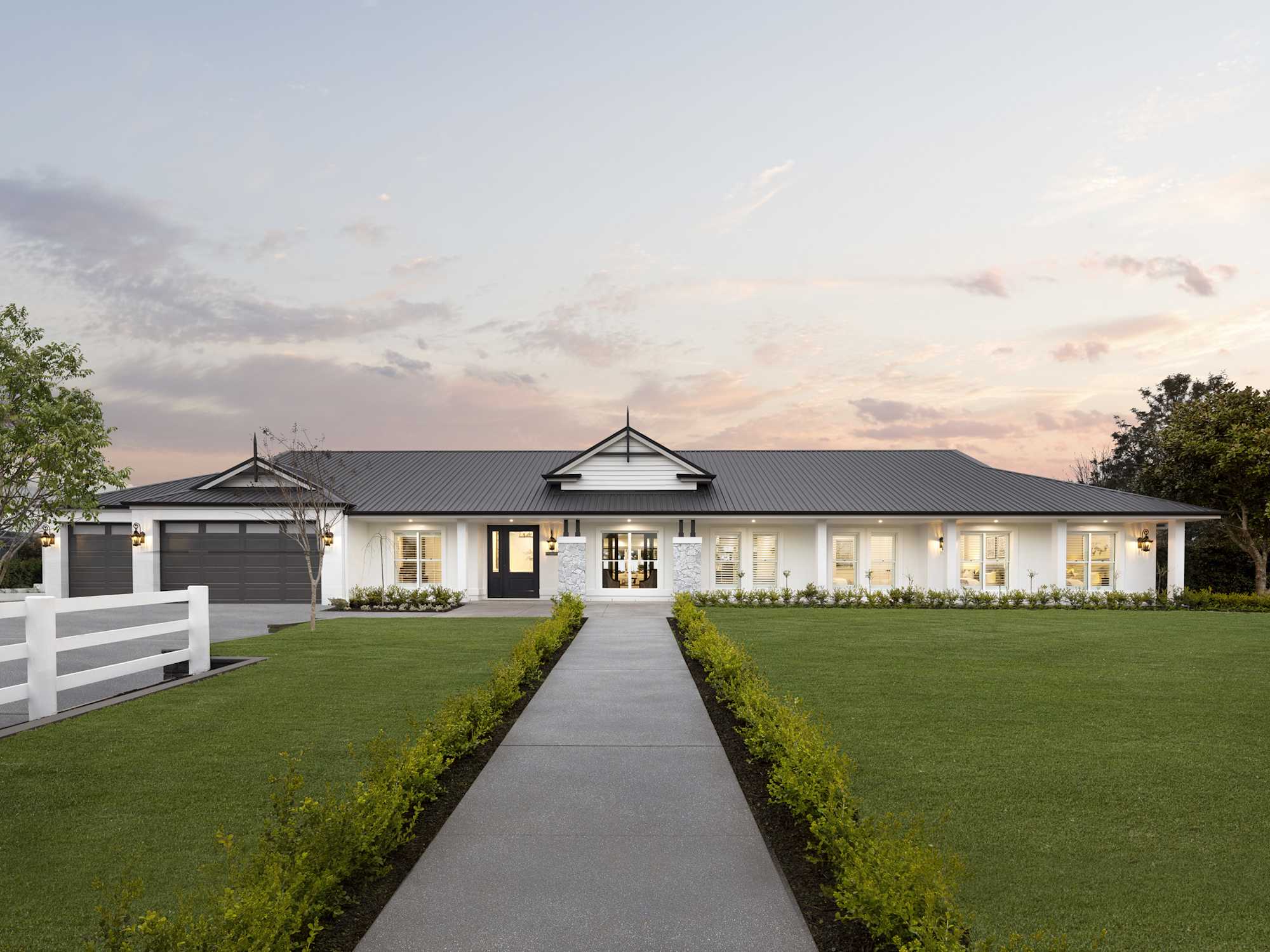 bronte executive grande manor one house design with heritage grange facade