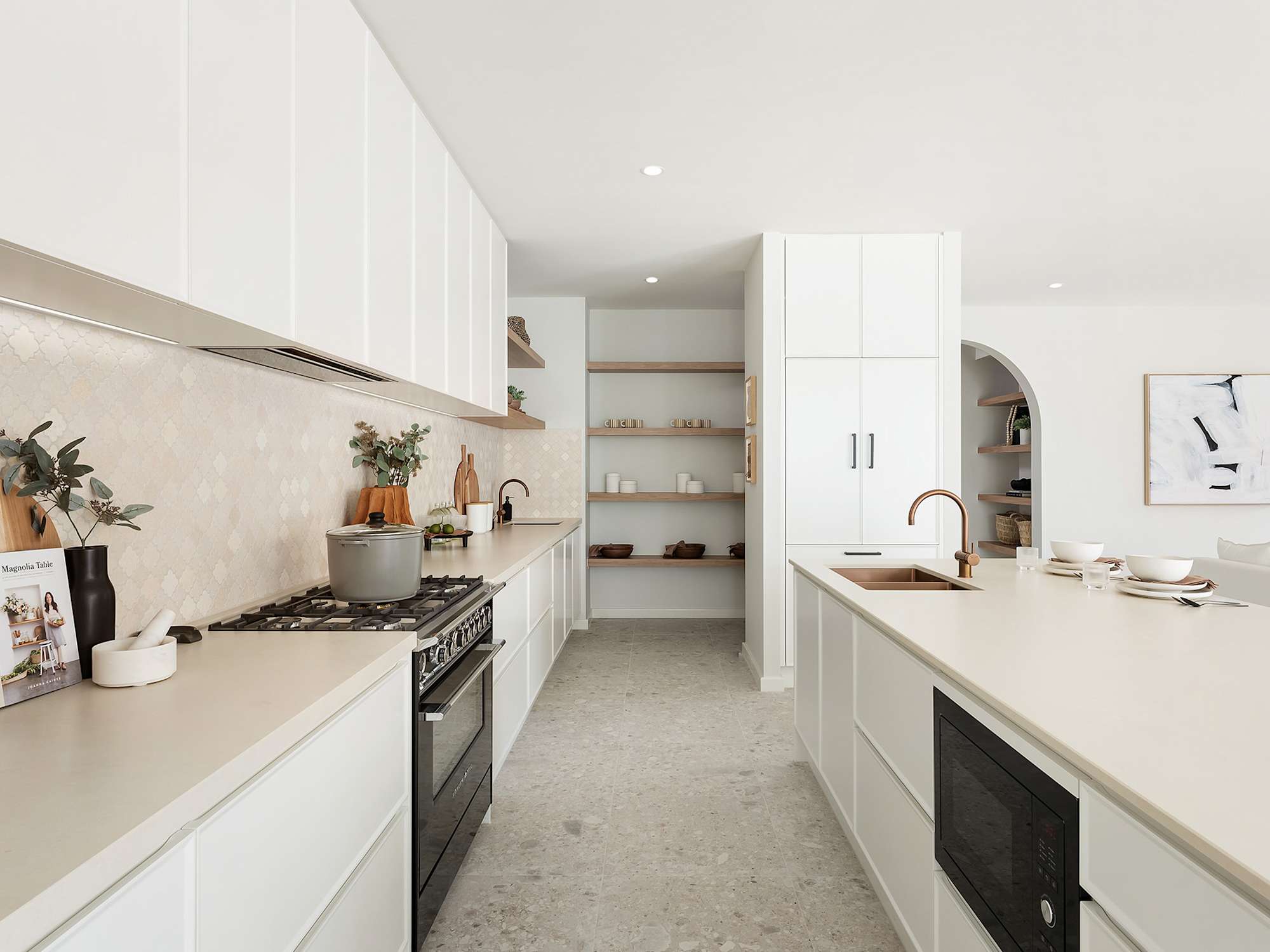 san marino grande house design kitchen in coastal style