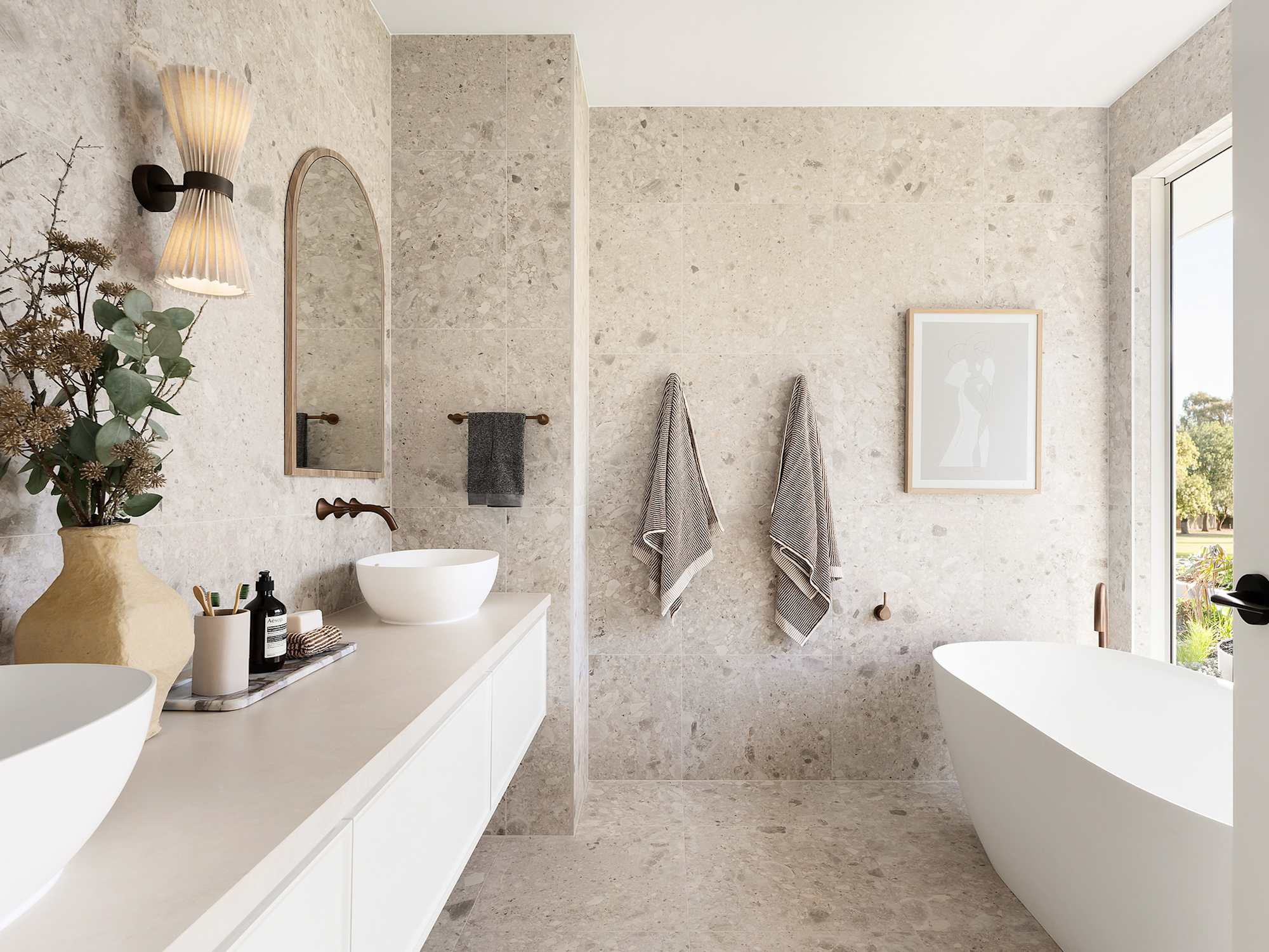 san marino grande house design bathroom in coastal style