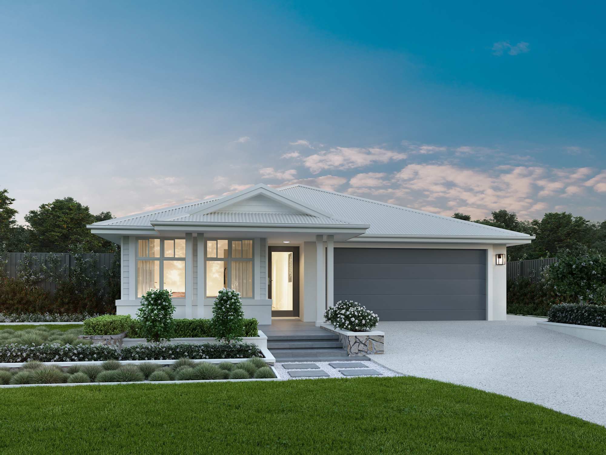 Serrano Two house design with Northport facade