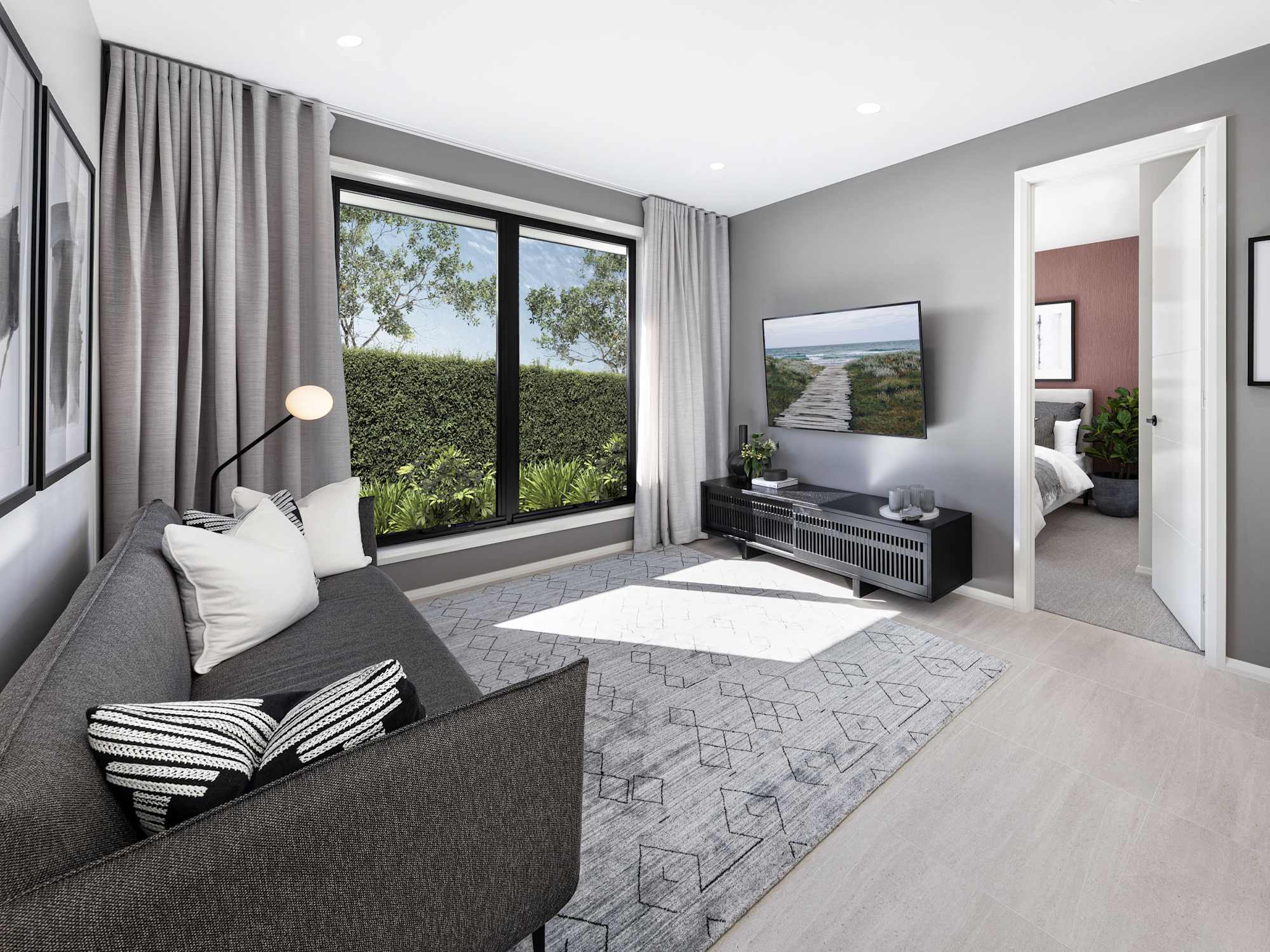 Granny Flat Home Design- Living - Contempo Stlye