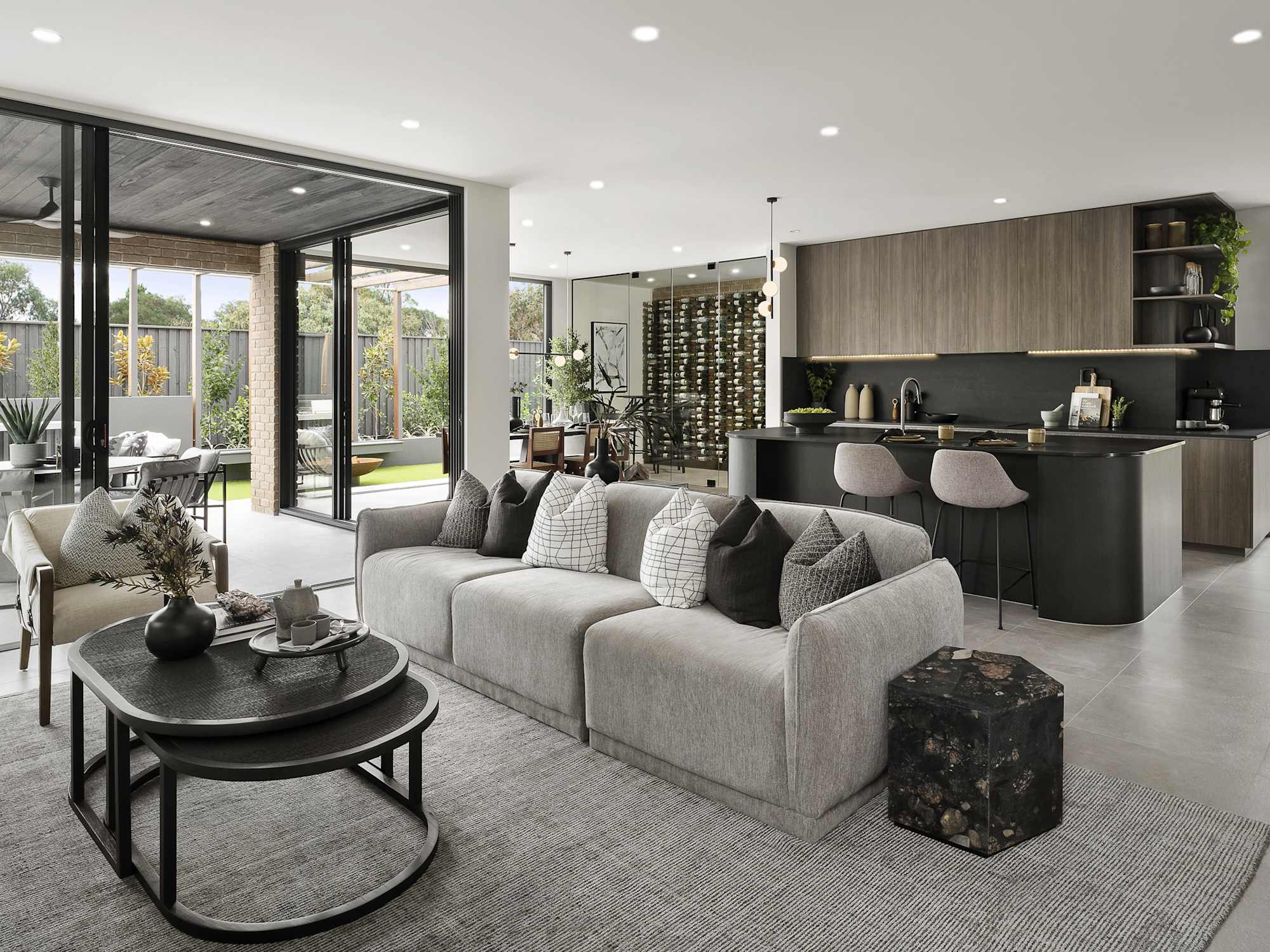 saxonvale 42 house design Living Kitchen - Urban Industrial