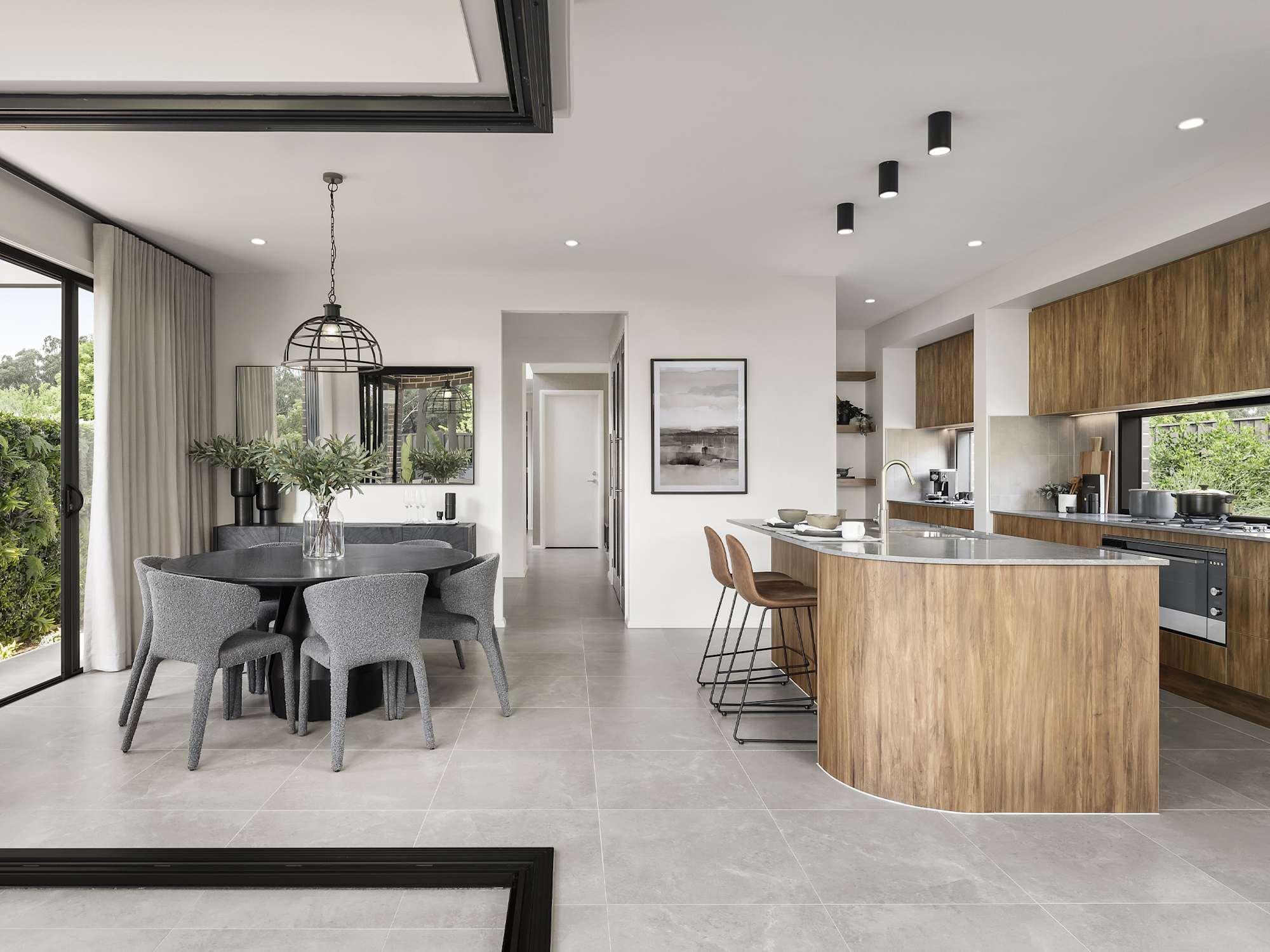 Lancaster 29 House Design Kitchen Dining - Urban Industrial
