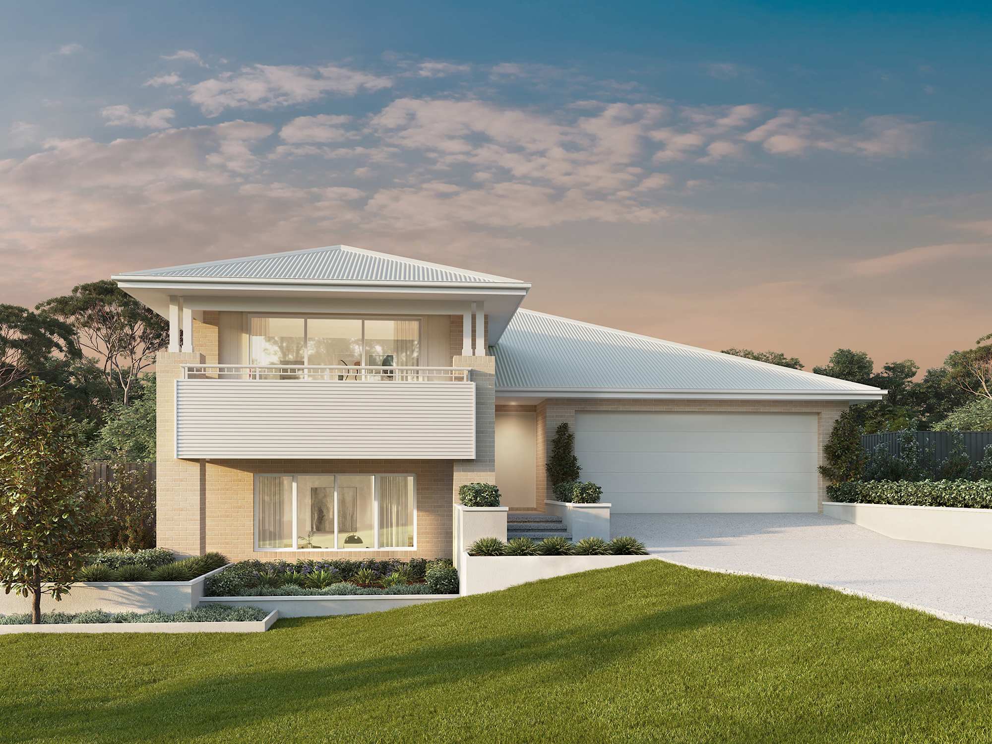 Hamersley house design - downward sloping blocks