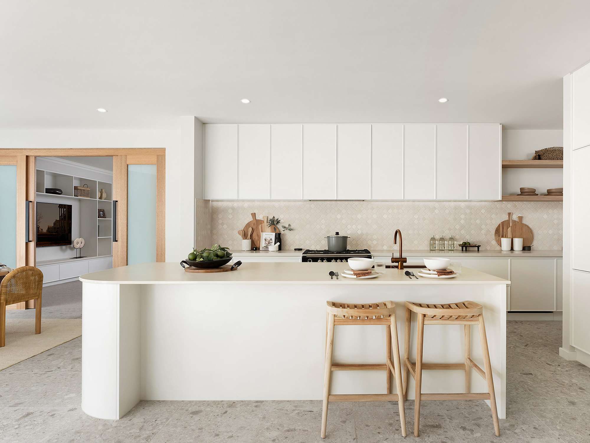 san marino grande house design kitchen in coastal style