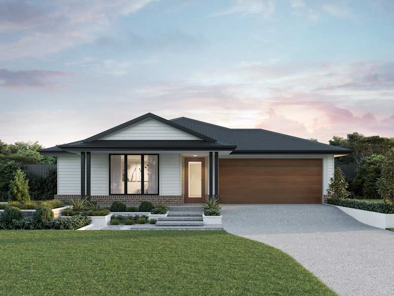 Amalfi One house design with Seaspray facade