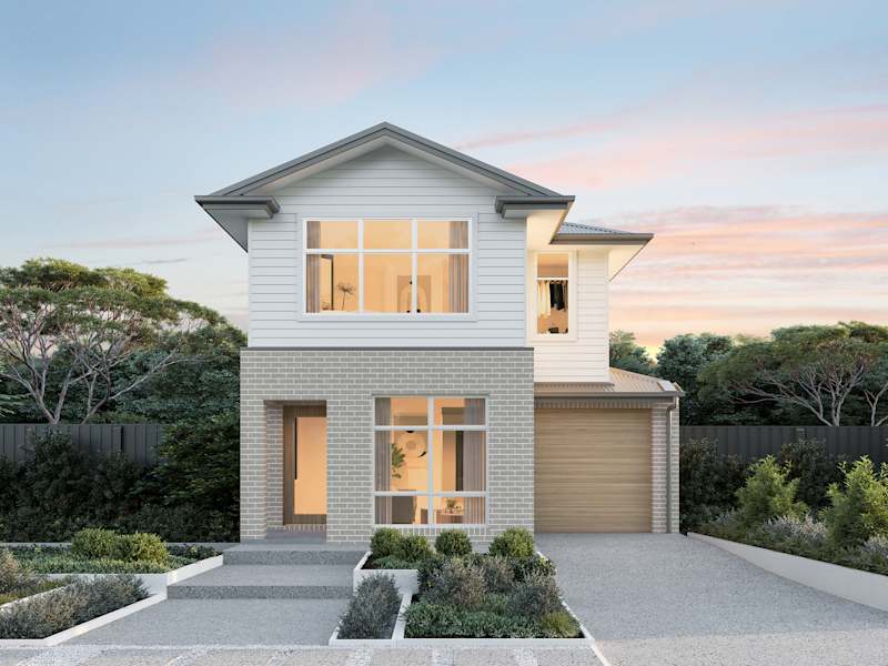 Palencia One house design with Beachside facade