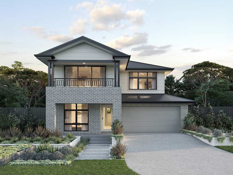 Valiente Two house design with Sierra  facade