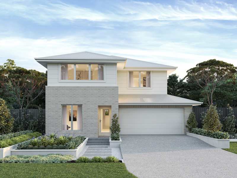 Valiente Three house design with Classic facade