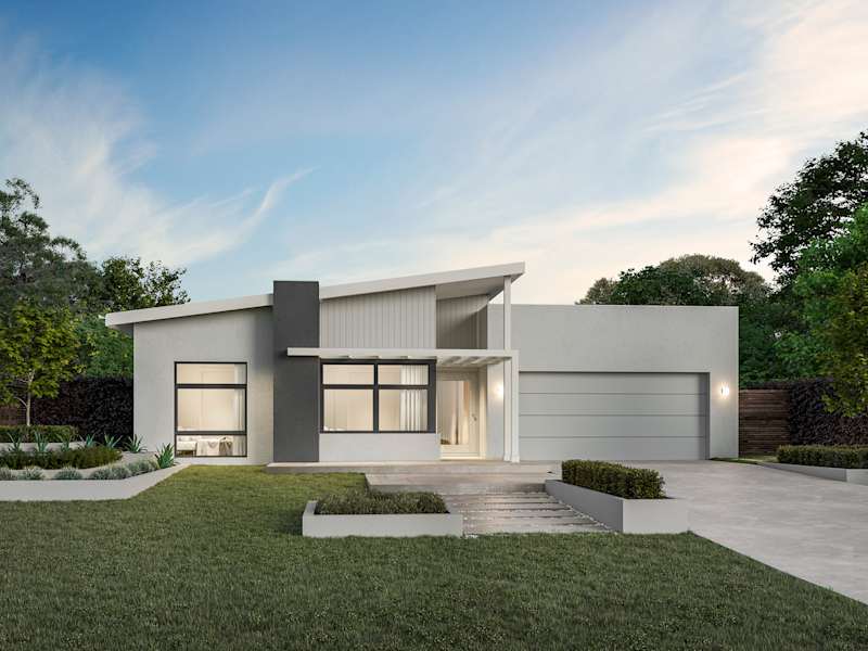 San Marino Grande house design with Pacific facade