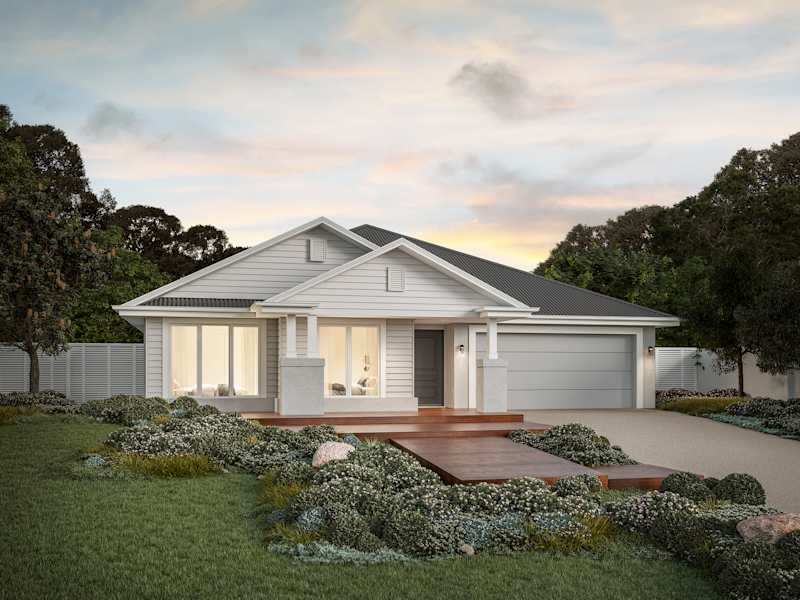 Seaside Executive house design with Whitehaven facade