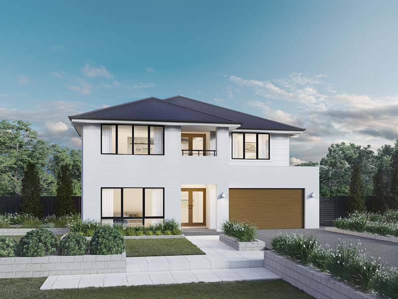 Saxonvale 45 One house design with Classic facade