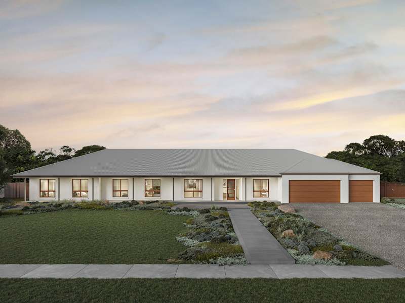 Bronte Executive Grande Manor Two house design with Classic facade