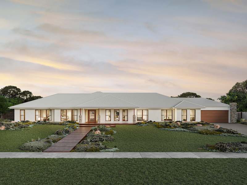 Hermitage house design with Classic facade
