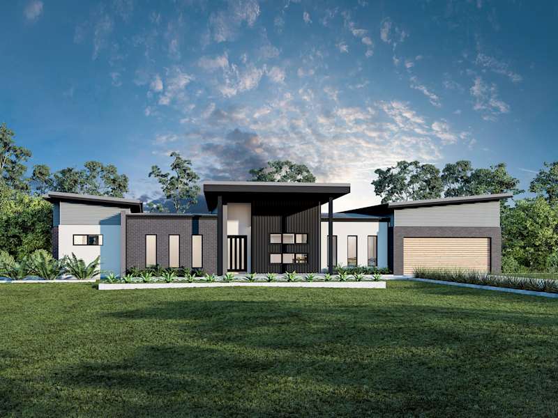 Tuscany house design with Sapphire facade