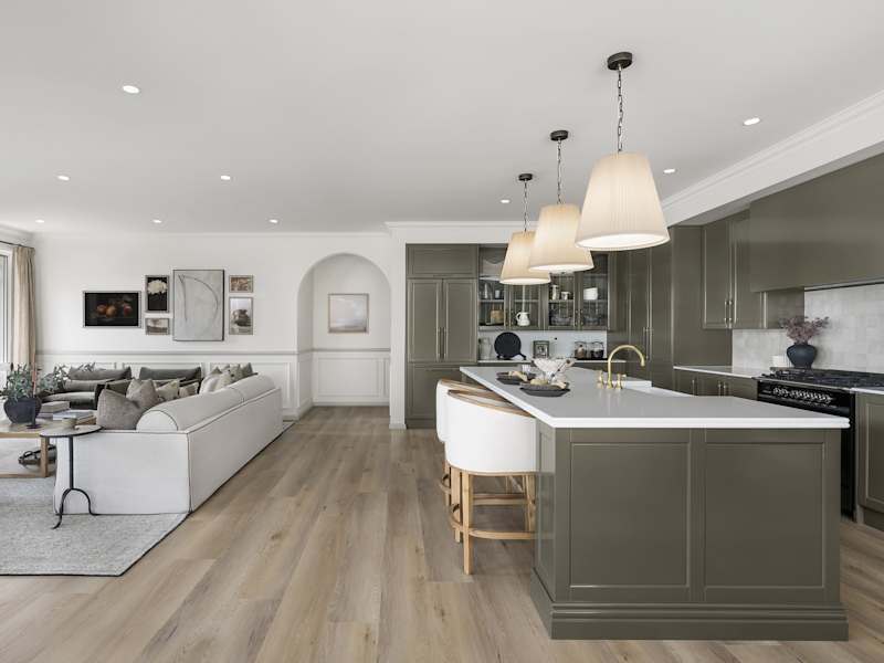 San Marino Executive 16 House Design Living Kitchen in Classic style
