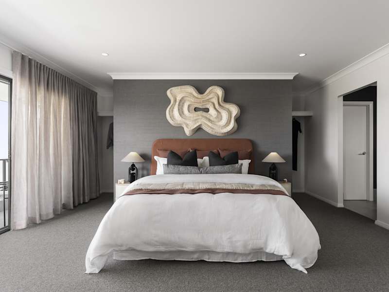 Lagos One House Design Main Bedroom in Contempo style