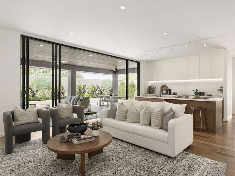Miami Grande House Design Kitchen Living Alfresco in Contempo style