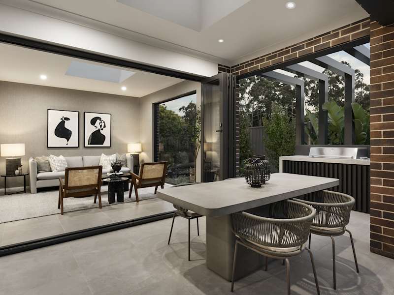Lancaster 29 House Design Alfresco Living in Urban style