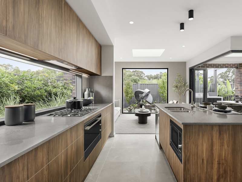Lancaster 29 House Design Kitchen in Urban style