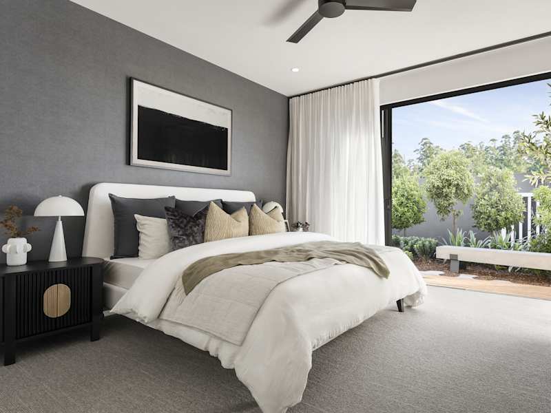 Miami Executive House Design Main Bedroom in Contempo Style