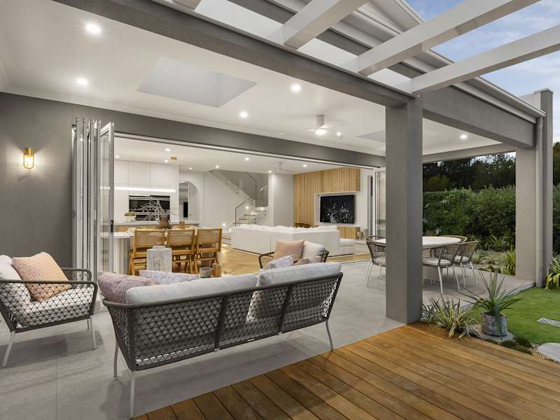 Panorama 33 House Design Living Dining Alfresco in Coastal Style