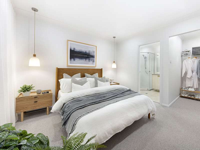 Lucia One House Design Main Bedroom in Contempo Style