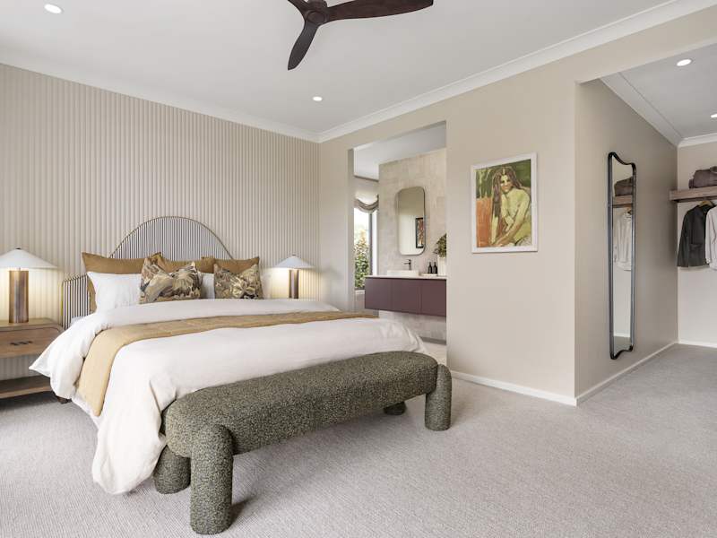 St Tropez Encore House Design Main Bedroom in Urban Style
