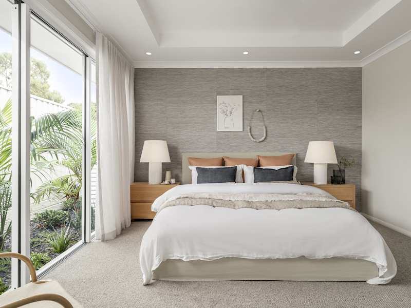 Lisbon One Cascade house design Bedroom in Coastal style
