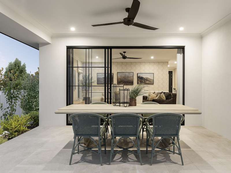 Mayfair Hampton house design Alfresco in Classic style