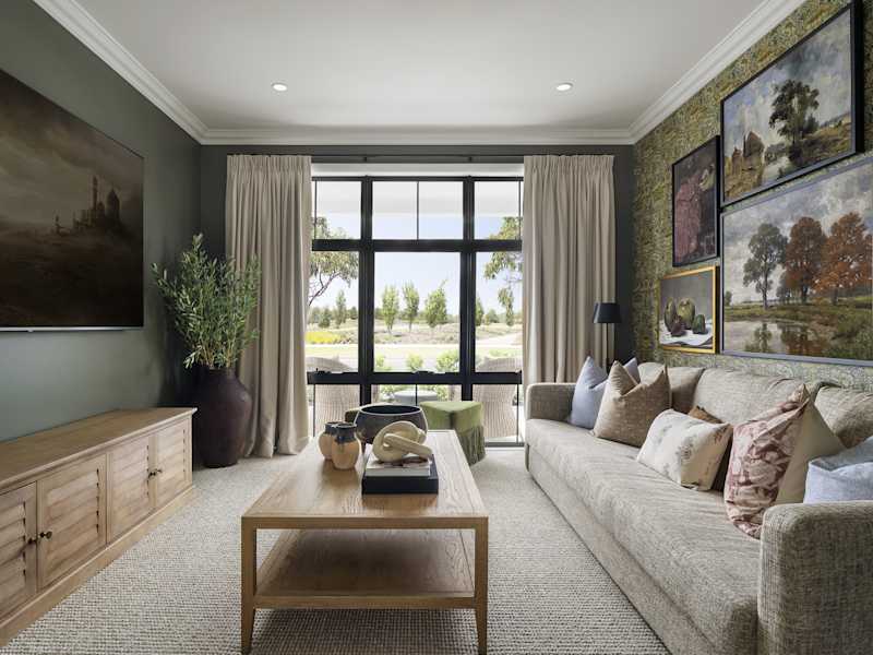 Mayfair Hampton house design Theatre in Classic style