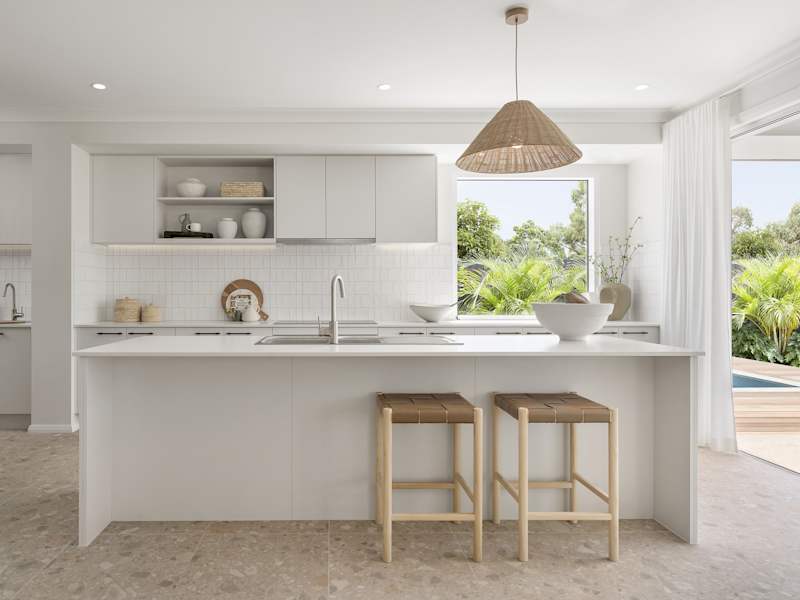 Enzo five House Design Kitchen in Coastal style