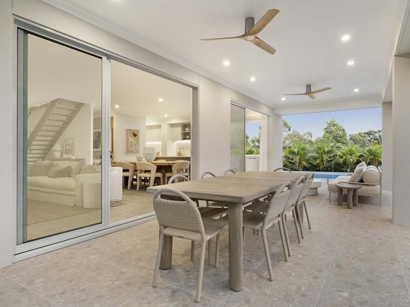Enzo Five House Design Alfresco in Coastal style