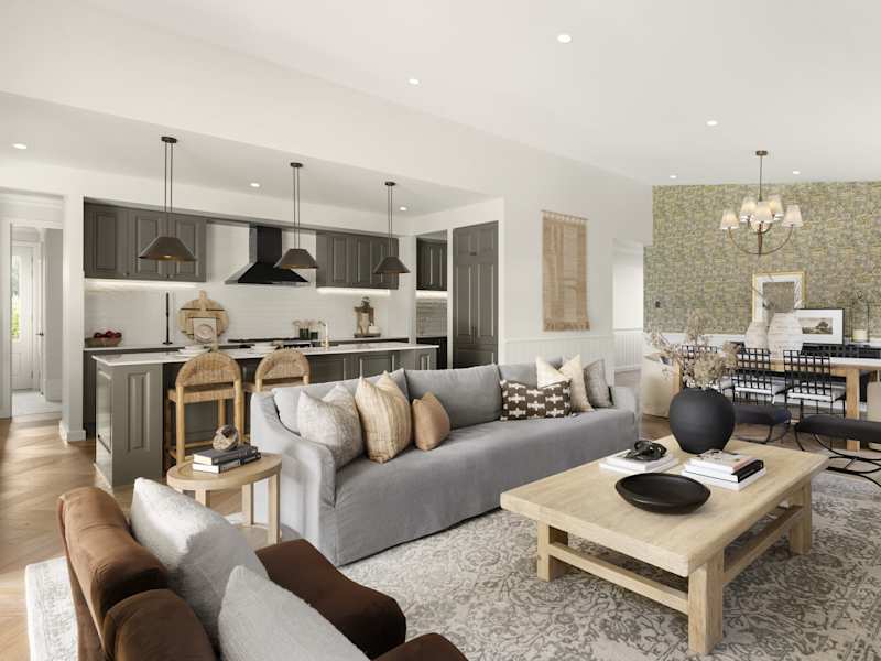 Havana Grande house design living and kitchen in Classic style