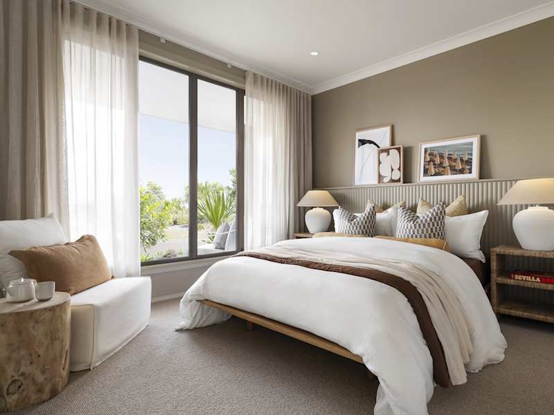Lucia Three house design bedroom in Coastal style