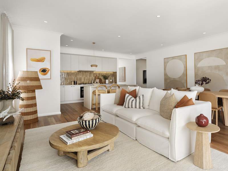 Lucia Three house design living in Coastal style