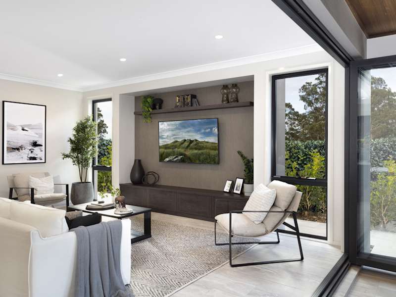 Seaview house design living in Urban 
style