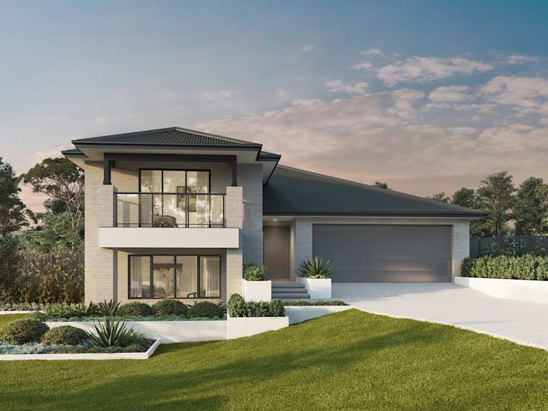 Hamersley house design with grande facade
