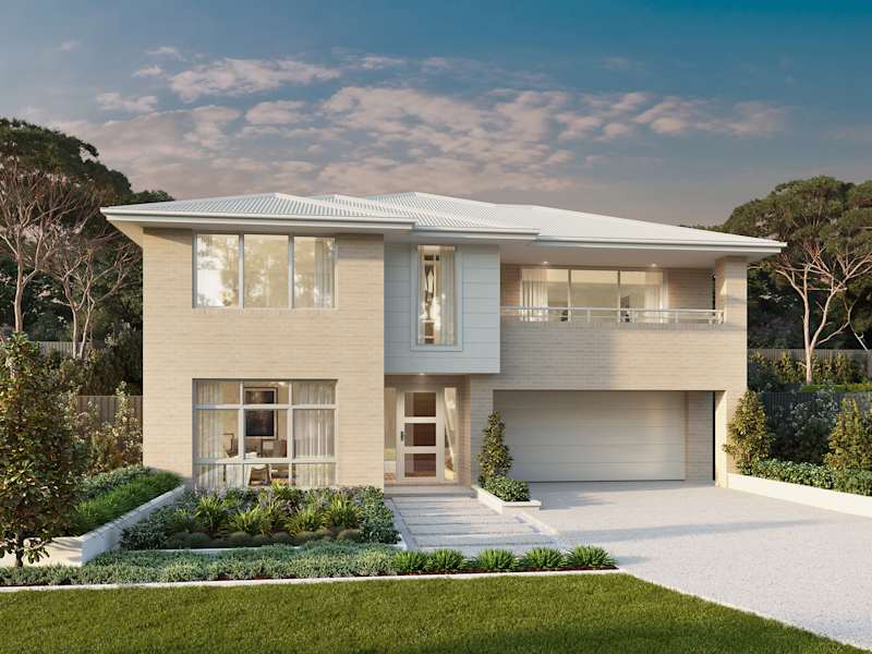 Monterey 3 bedroom house design with brighton facade