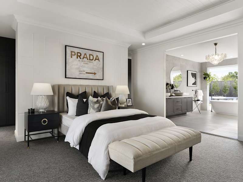 hermitage grande encore house design main bedroom in luxe style